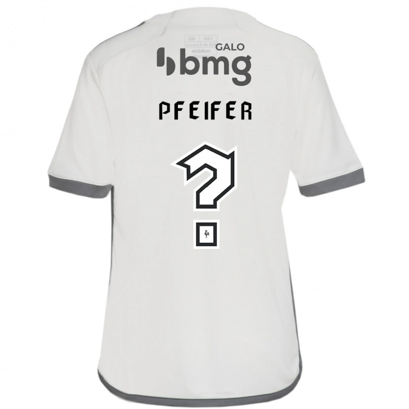 Danxen Niño Camiseta Gabriel Pfeifer #0 Blanco Negro 2ª Equipación 2025/26 La Camisa