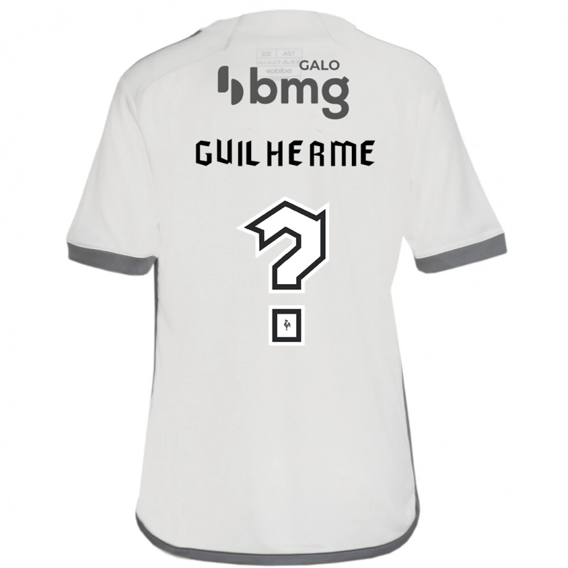 Danxen Niño Camiseta Kauan Guilherme #0 Blanco Negro 2ª Equipación 2025/26 La Camisa