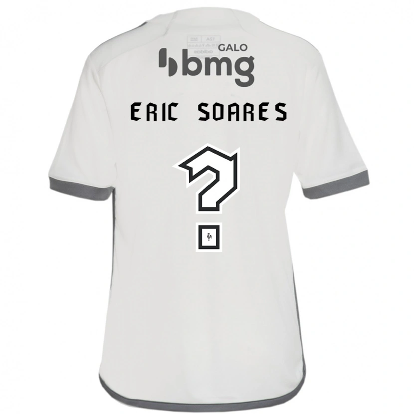 Danxen Niño Camiseta Eric Soares #0 Blanco Negro 2ª Equipación 2025/26 La Camisa