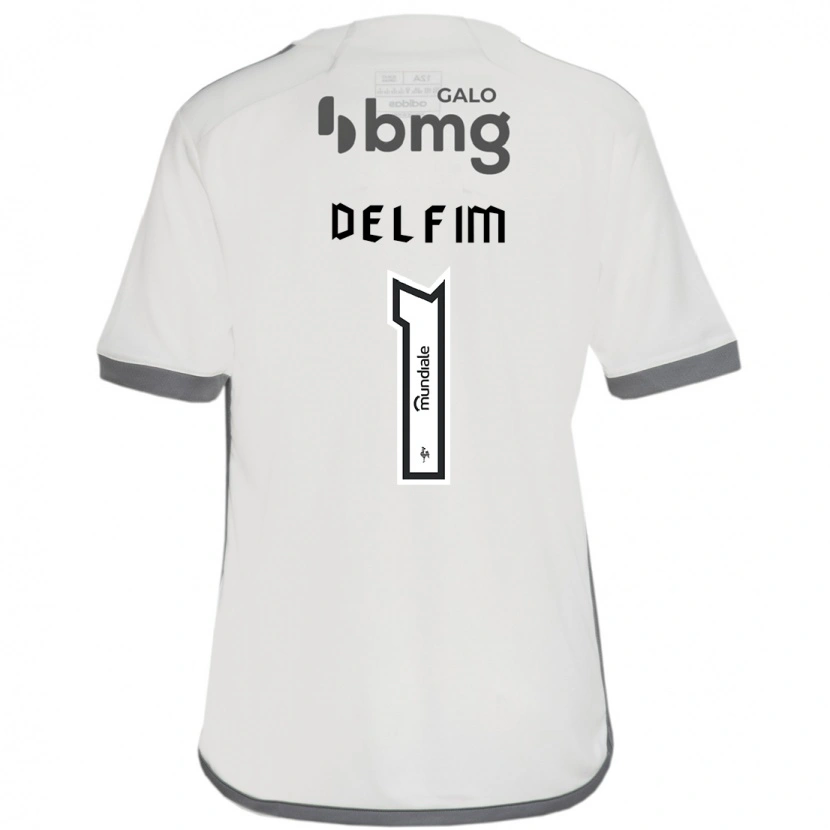 Danxen Niño Camiseta Gabriel Delfim #1 Blanquecino 2ª Equipación 2025/26 La Camisa