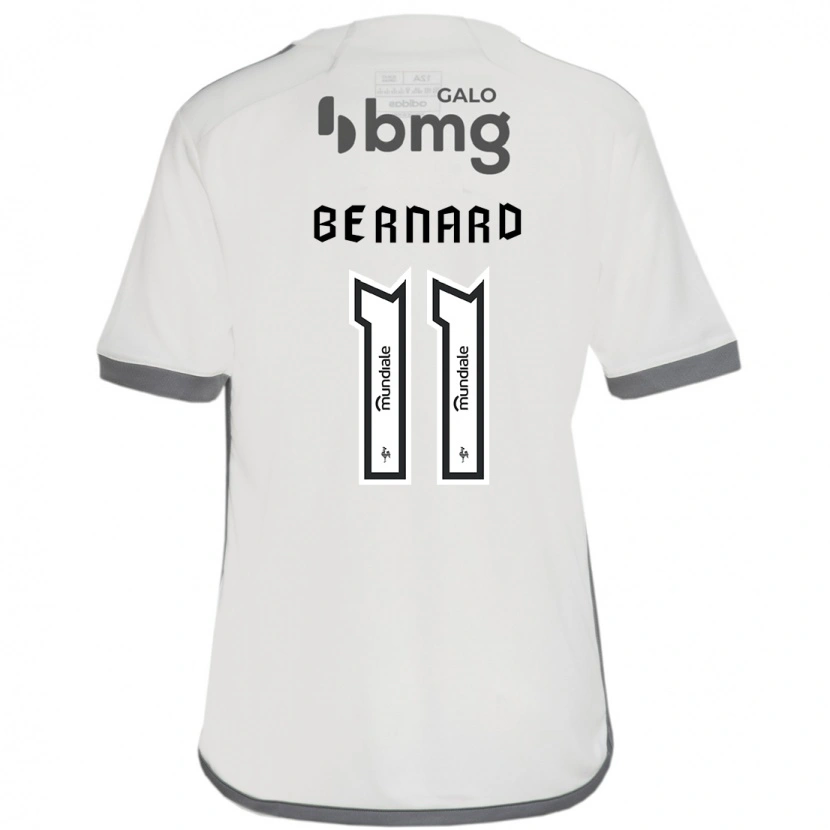 Danxen Niño Camiseta Bernard #11 Blanco Negro 2ª Equipación 2025/26 La Camisa