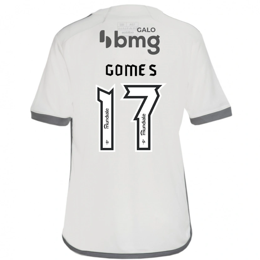 Danxen Niño Camiseta Igor Gomes #17 Blanco Negro 2ª Equipación 2025/26 La Camisa