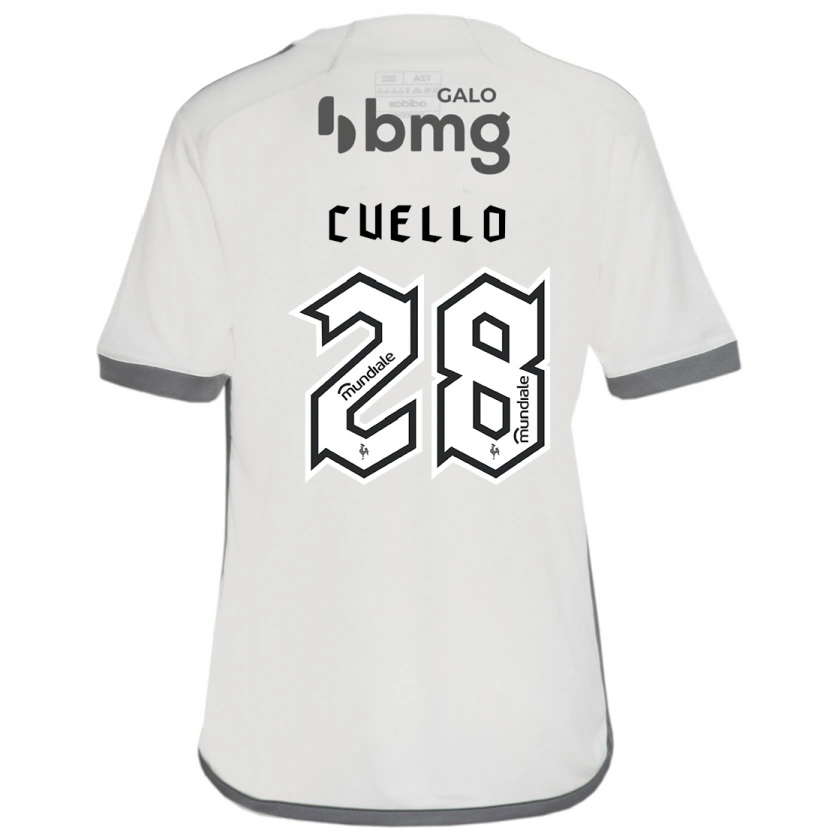 Danxen Niño Camiseta Tomás Cuello #28 Blanquecino 2ª Equipación 2025/26 La Camisa