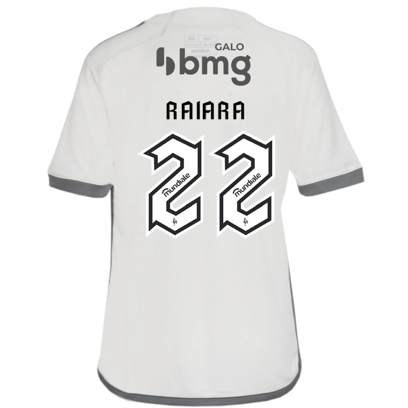 Danxen Niño Camiseta Raiara #22 Blanquecino 2ª Equipación 2025/26 La Camisa