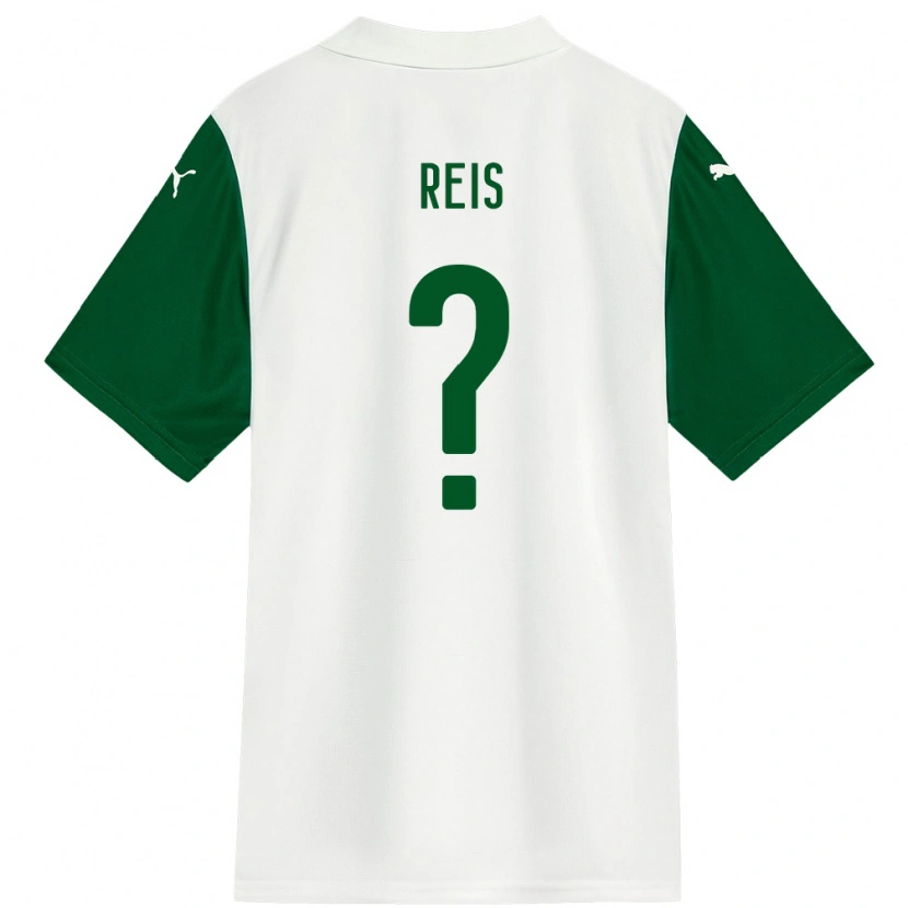 Danxen Niño Camiseta Vitor Reis #0 Blanco Verde 2ª Equipación 2025/26 La Camisa