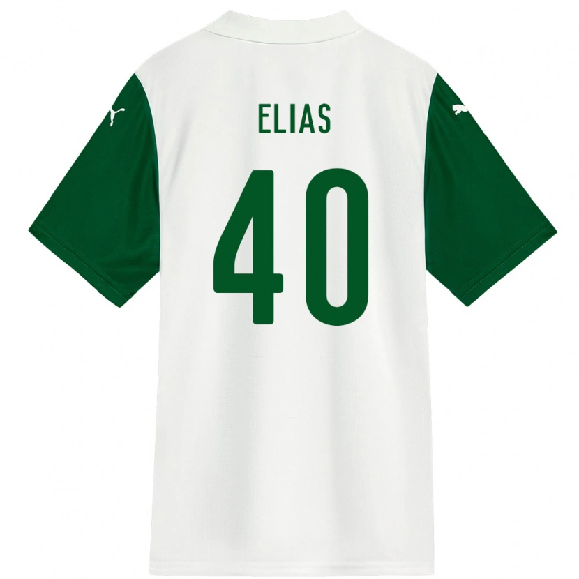 Danxen Niño Camiseta Allan #40 Verde Blanco 2ª Equipación 2025/26 La Camisa