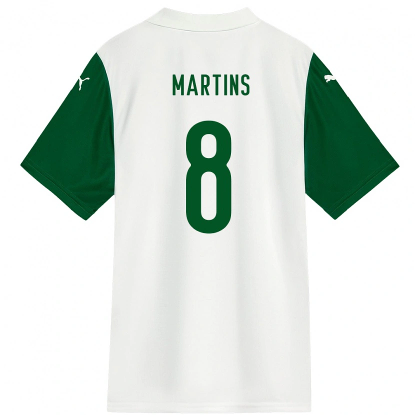 Danxen Niño Camiseta Diany Martins #8 Verde Blanco 2ª Equipación 2025/26 La Camisa