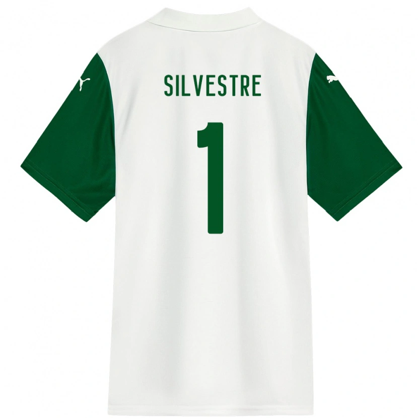 Danxen Niño Camiseta Vinicius Silvestre #1 Verde Blanco 2ª Equipación 2025/26 La Camisa
