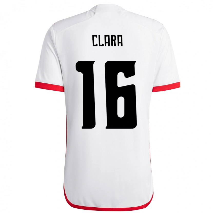 Danxen Niño Camiseta Ana Clara #16 Rojo Negro 2ª Equipación 2025/26 La Camisa