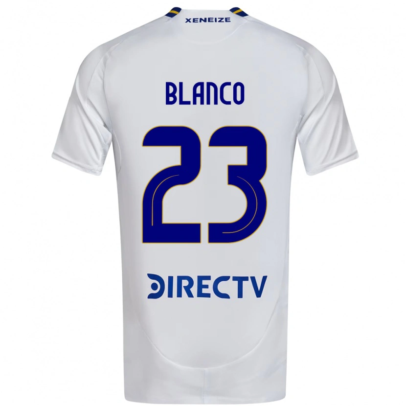 Danxen Niño Camiseta Lautaro Blanco #23 Blanco Azul 2ª Equipación 2025/26 La Camisa