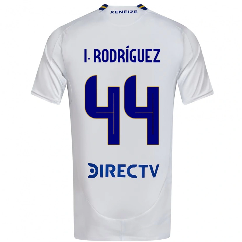 Danxen Niño Camiseta Ignacio Rodríguez #44 Blanco Azul 2ª Equipación 2025/26 La Camisa