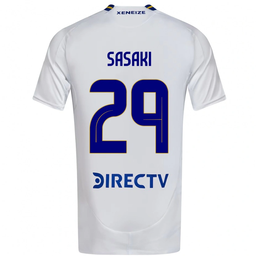 Danxen Niño Camiseta Yuria Sasaki #29 Blanco Azul 2ª Equipación 2025/26 La Camisa
