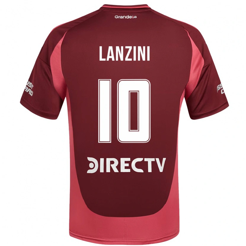 Danxen Niño Camiseta Manuel Lanzini #10 Blanco Rojo 2ª Equipación 2025/26 La Camisa