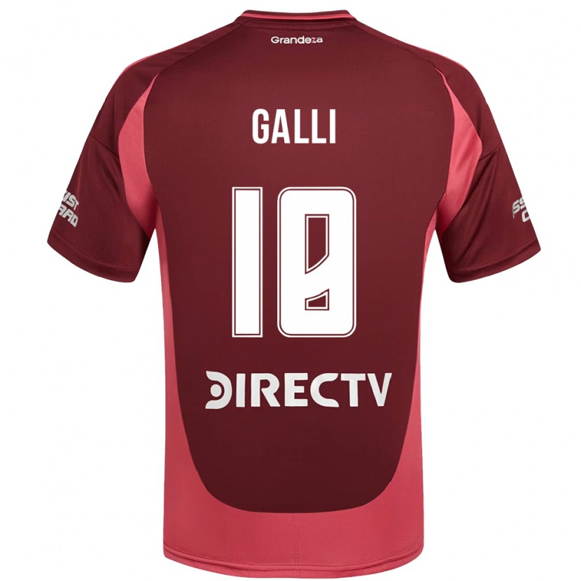 Danxen Niño Camiseta Ludmila Galli #18 Blanco Rojo 2ª Equipación 2025/26 La Camisa