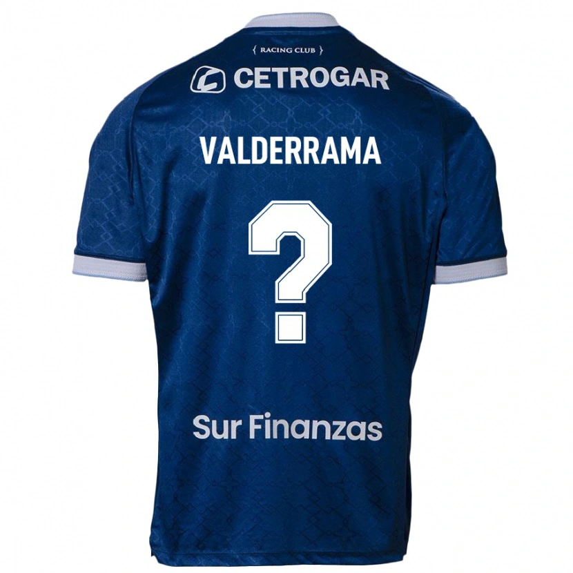 Danxen Niño Camiseta Gonzalo Valderrama #0 Azul Oscuro 2ª Equipación 2025/26 La Camisa