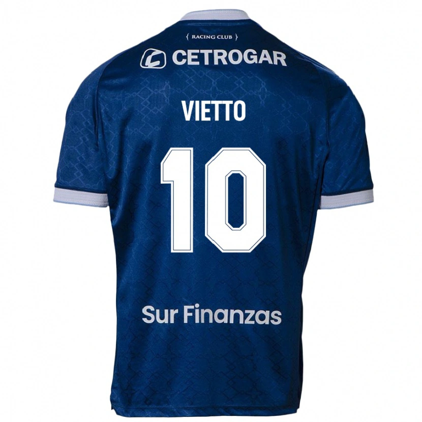 Danxen Niño Camiseta Luciano Vietto #10 Azul Oscuro 2ª Equipación 2025/26 La Camisa