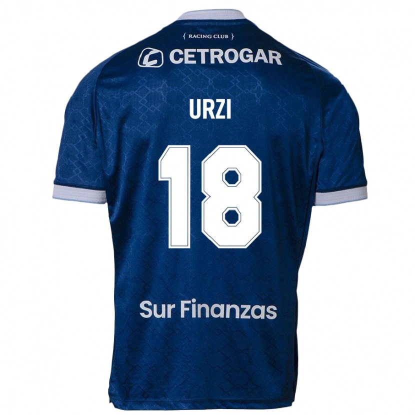 Danxen Niño Camiseta Agustín Urzi #18 Azul Oscuro 2ª Equipación 2025/26 La Camisa