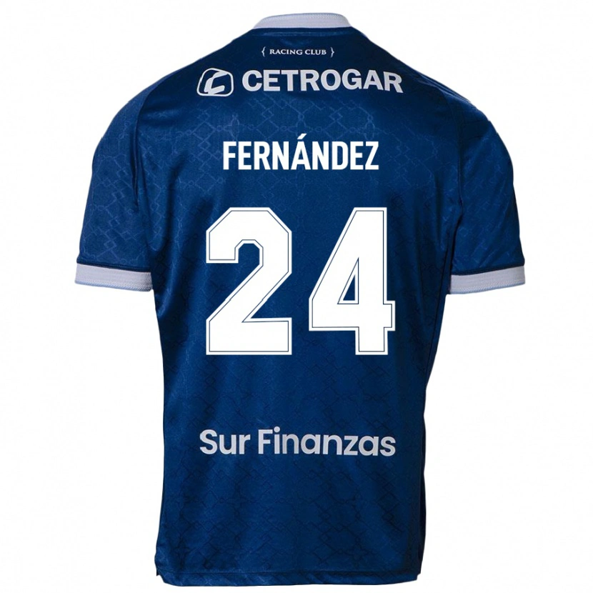 Danxen Niño Camiseta Adrián Fernández #24 Azul Oscuro 2ª Equipación 2025/26 La Camisa