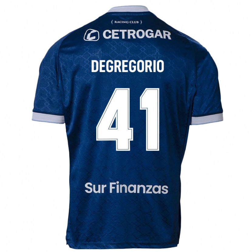 Danxen Niño Camiseta Ramiro Degregorio #41 Azul Oscuro 2ª Equipación 2025/26 La Camisa