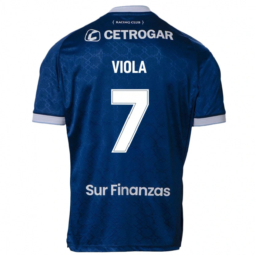 Danxen Niño Camiseta Nazarena Viola #7 Azul Oscuro 2ª Equipación 2025/26 La Camisa