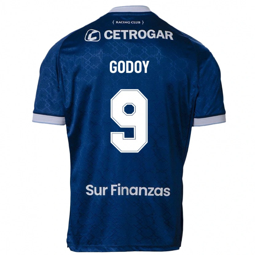 Danxen Niño Camiseta Santiago Godoy #9 Azul Oscuro 2ª Equipación 2025/26 La Camisa