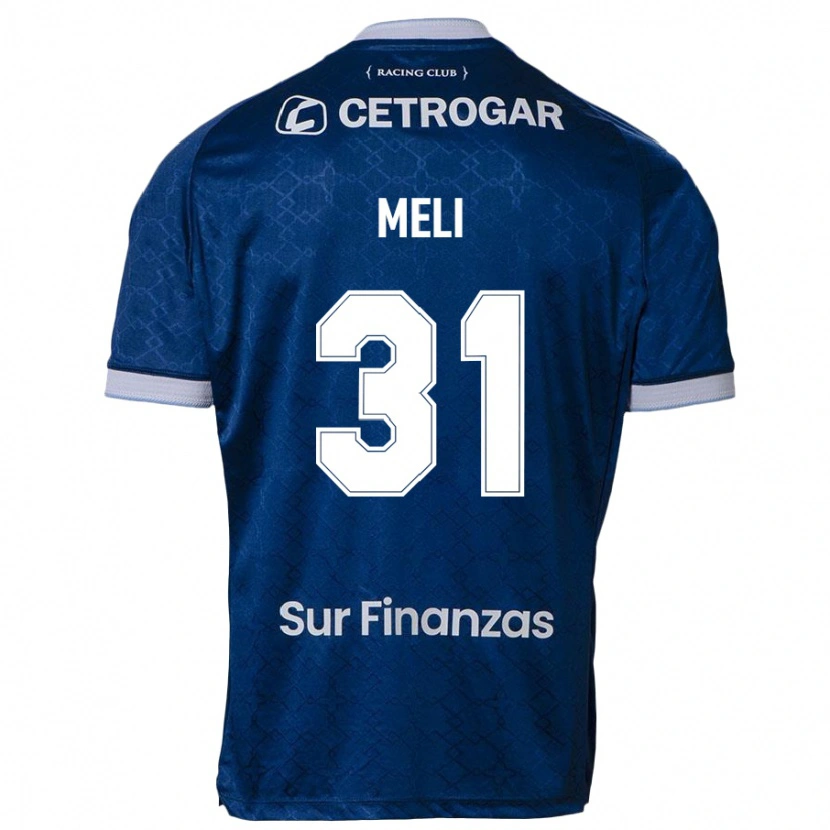 Danxen Niño Camiseta Marcelo Meli #31 Azul Oscuro 2ª Equipación 2025/26 La Camisa