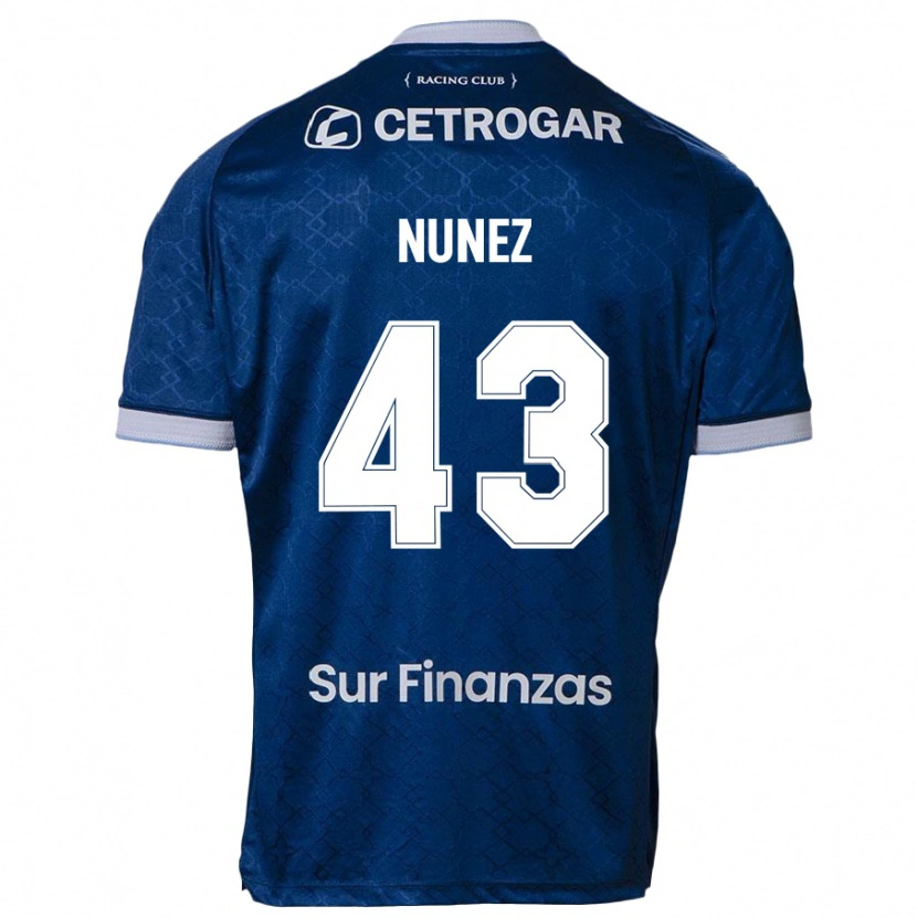Danxen Niño Camiseta Lucas Nunez #43 Azul Oscuro 2ª Equipación 2025/26 La Camisa