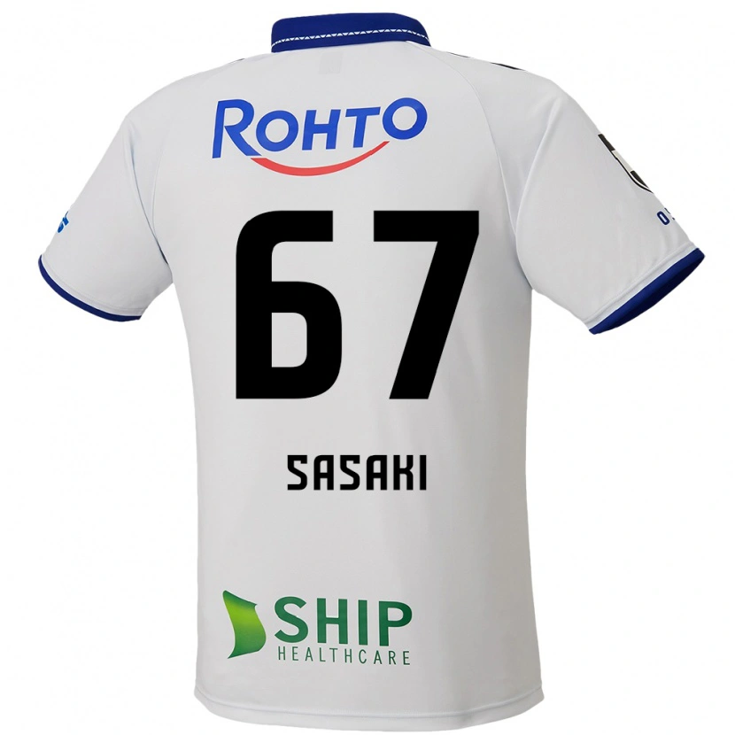 Danxen Niño Camiseta Shogo Sasaki #67 Azul Blanco Negro 2ª Equipación 2025/26 La Camisa