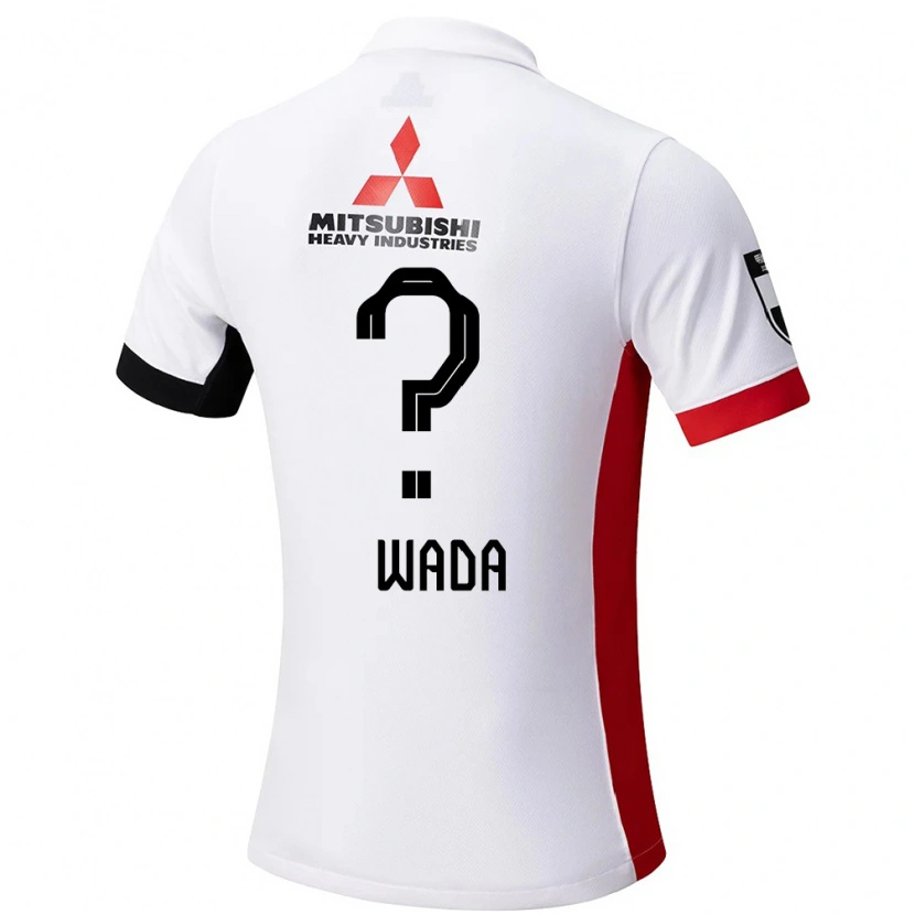 Danxen Niño Camiseta Takeshi Wada #0 Blanco Negro 2ª Equipación 2025/26 La Camisa