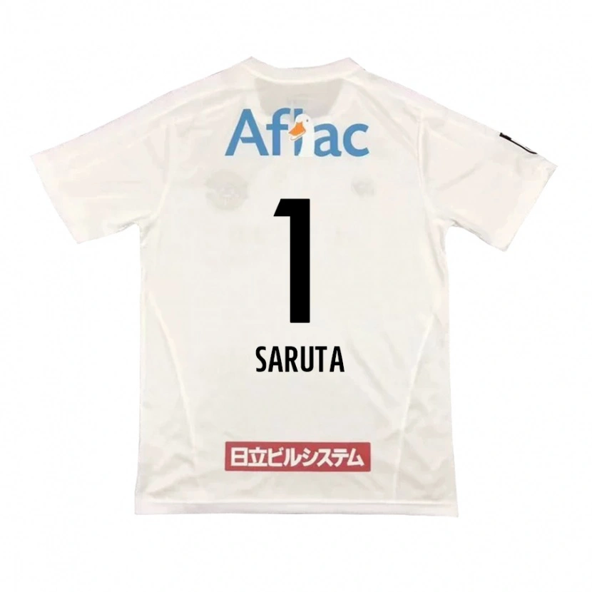 Danxen Niño Camiseta Haruki Saruta #1 Negro Amarillo 2ª Equipación 2025/26 La Camisa