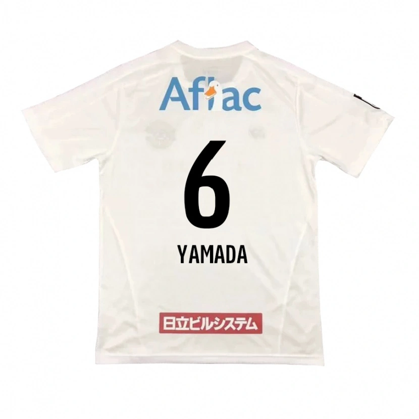 Danxen Niño Camiseta Yuto Yamada #6 Gris Claro Beige 2ª Equipación 2025/26 La Camisa