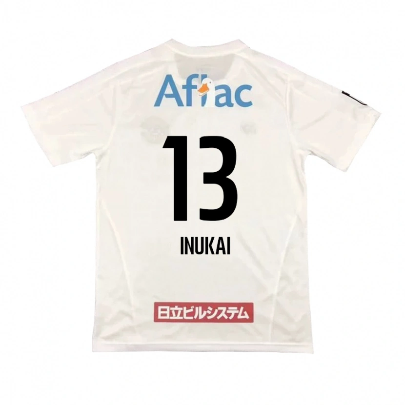 Danxen Niño Camiseta Tomoya Inukai #13 Negro Amarillo 2ª Equipación 2025/26 La Camisa