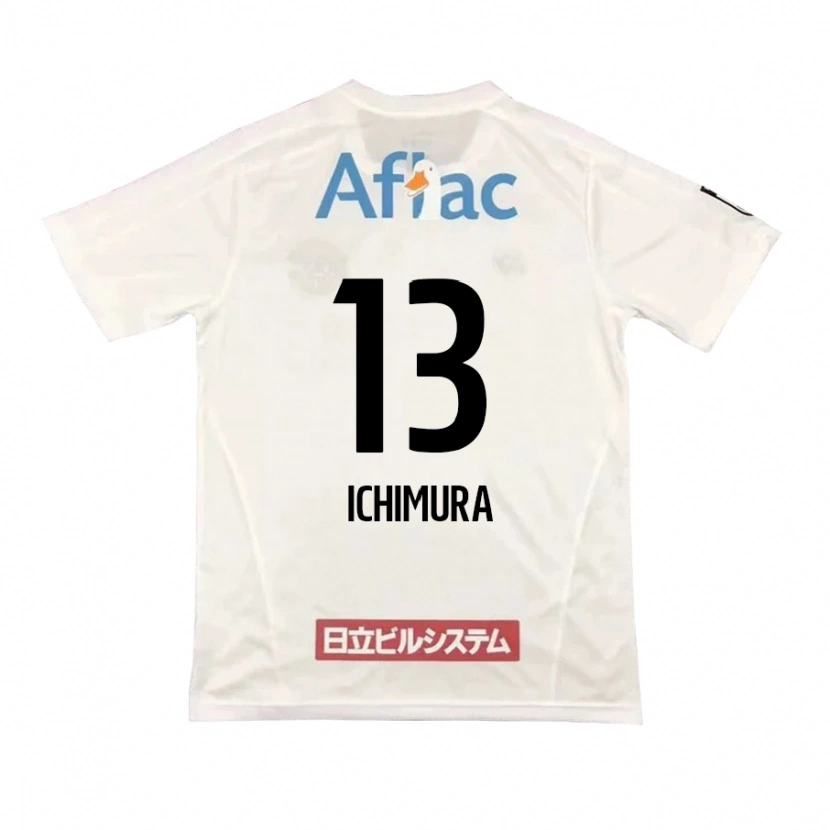 Danxen Niño Camiseta Ken Ichimura #13 Negro Amarillo 2ª Equipación 2025/26 La Camisa