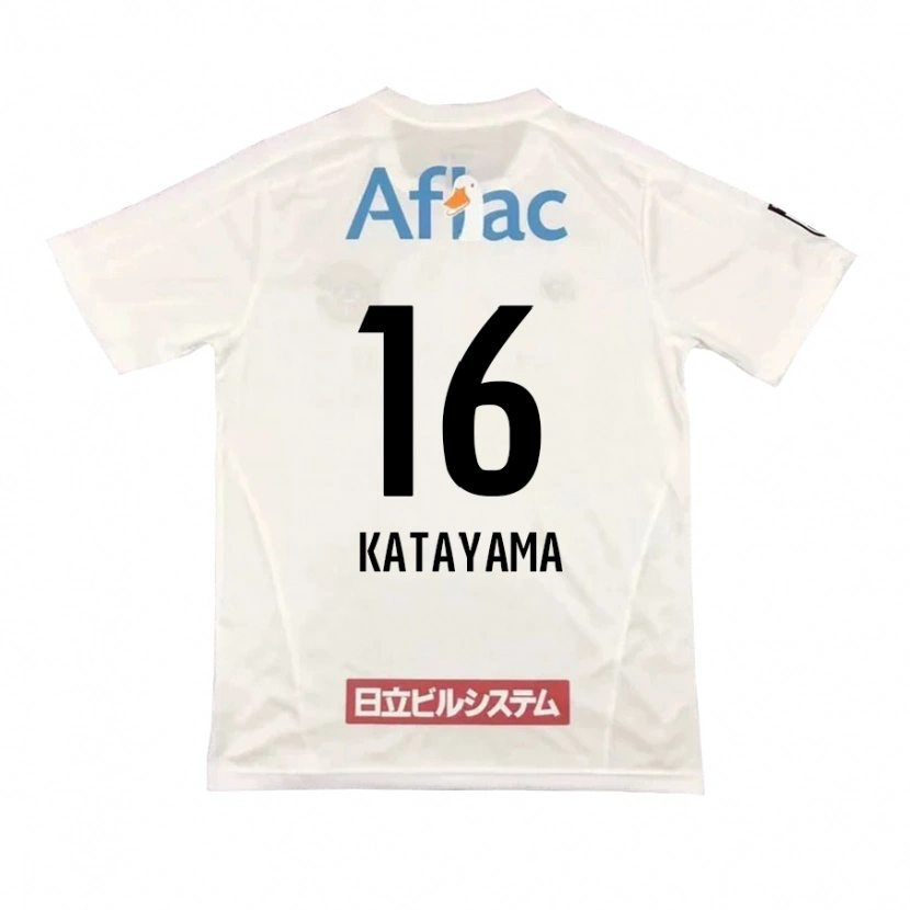 Danxen Niño Camiseta Eiichi Katayama #16 Negro Amarillo 2ª Equipación 2025/26 La Camisa
