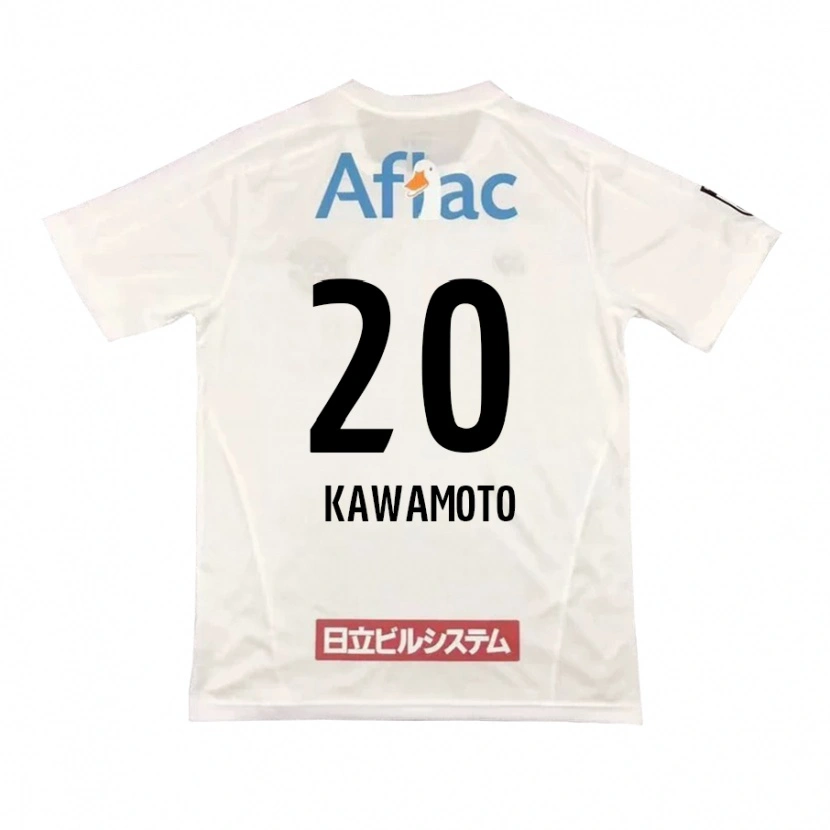 Danxen Niño Camiseta Daizen Kawamoto #20 Negro Amarillo 2ª Equipación 2025/26 La Camisa