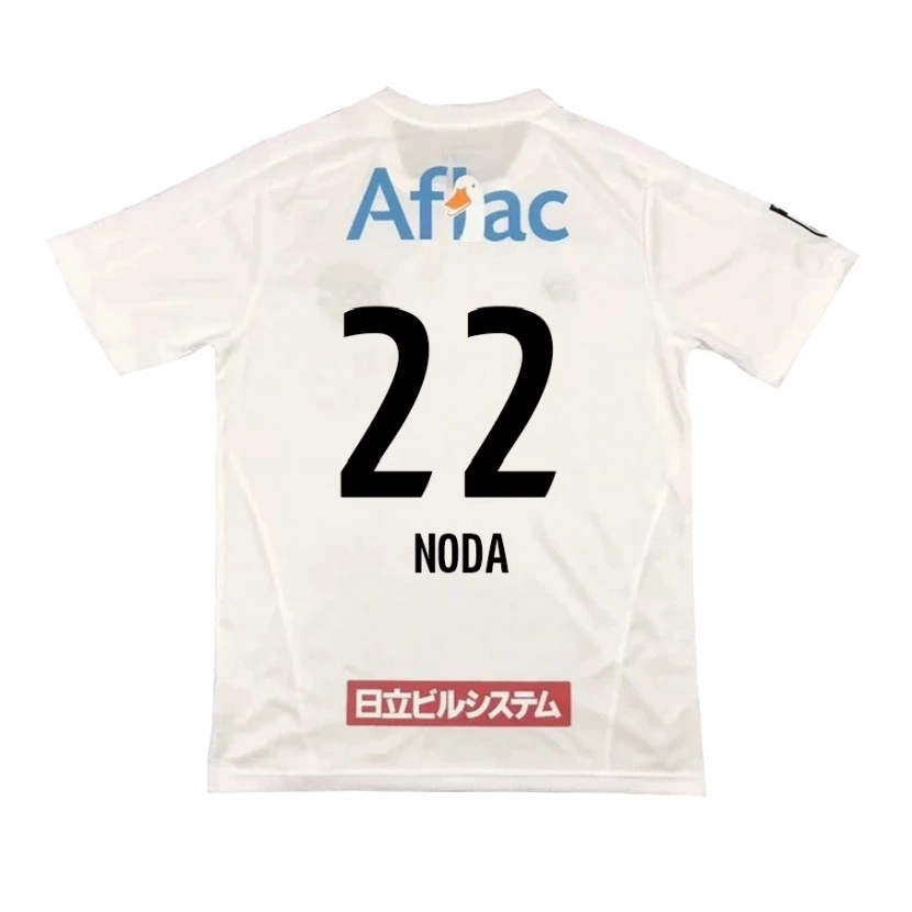 Danxen Niño Camiseta Hiroki Noda #22 Negro Amarillo 2ª Equipación 2025/26 La Camisa