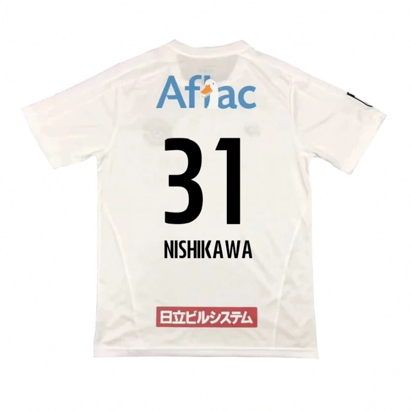Danxen Niño Camiseta Genki Nishikawa #31 Negro Amarillo 2ª Equipación 2025/26 La Camisa
