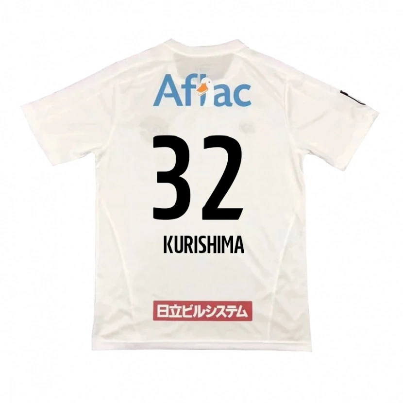 Danxen Niño Camiseta Sota Kurishima #32 Negro Amarillo 2ª Equipación 2025/26 La Camisa