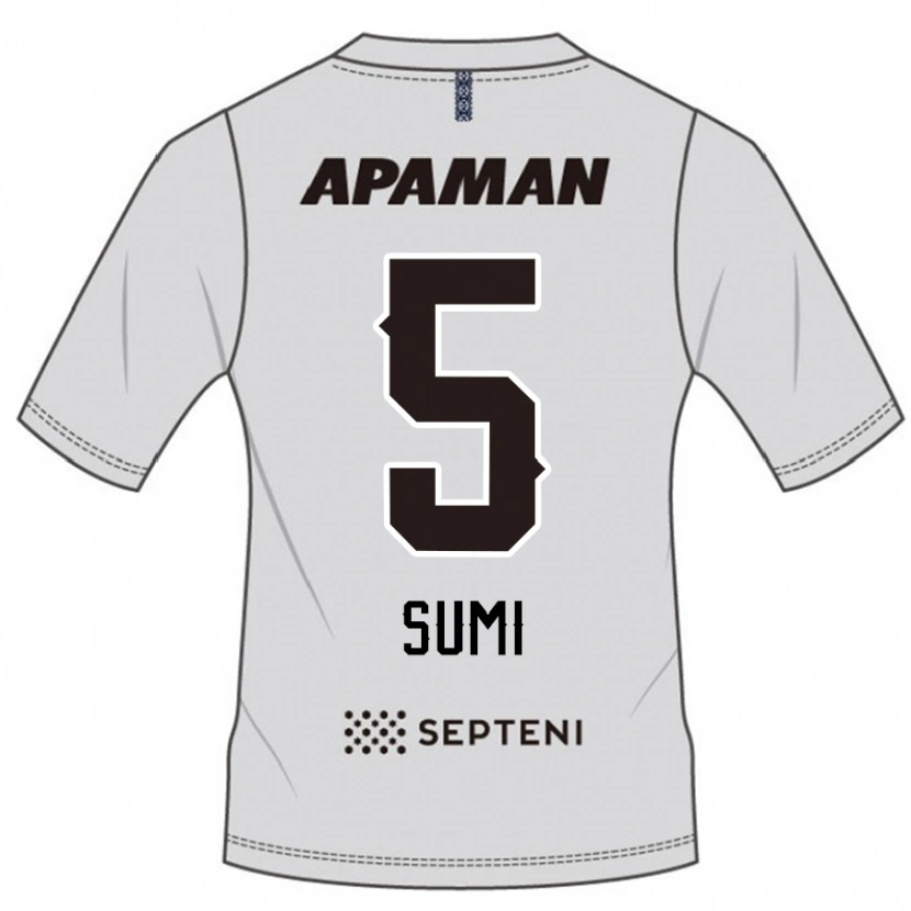 Danxen Niño Camiseta Kotaro Sumi #5 Azul Real Blanco 2ª Equipación 2025/26 La Camisa