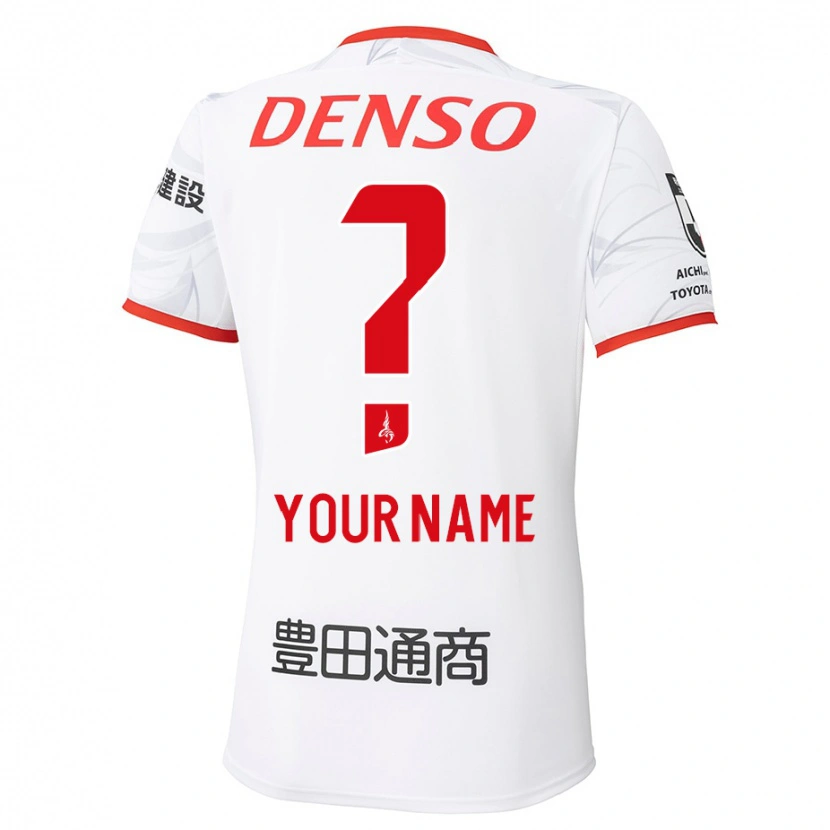Danxen Niño Camiseta Su Nombre #0 Rojo Amarillo 2ª Equipación 2025/26 La Camisa