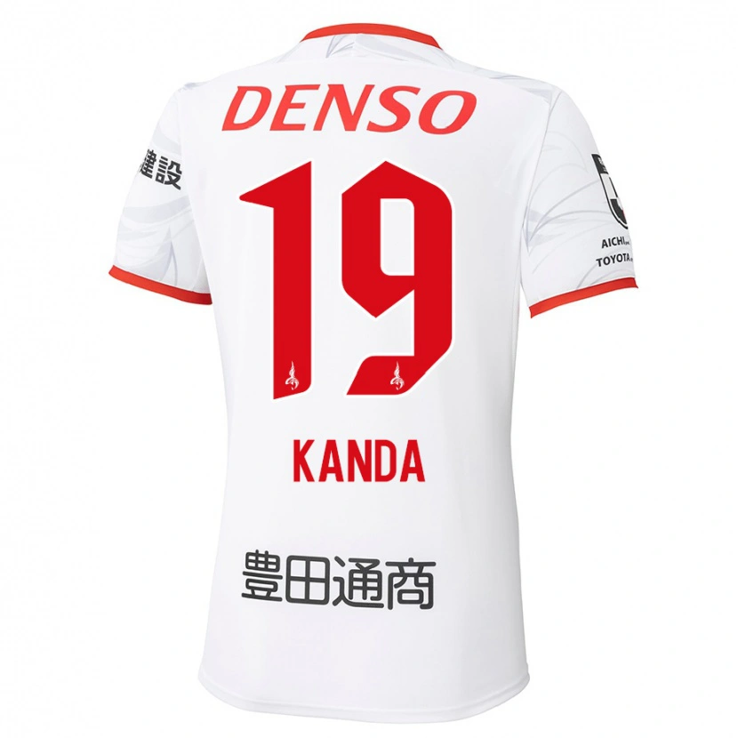 Danxen Niño Camiseta Ryu Kanda #19 Rojo Amarillo 2ª Equipación 2025/26 La Camisa