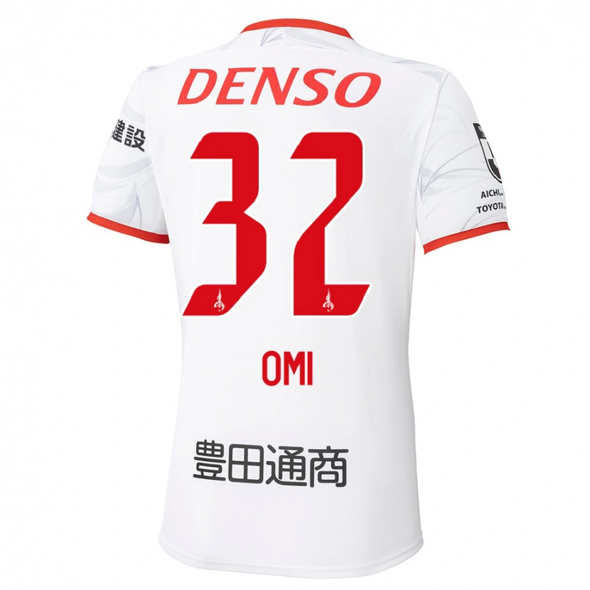 Danxen Niño Camiseta Sanii Omi #32 Rojo Amarillo 2ª Equipación 2025/26 La Camisa
