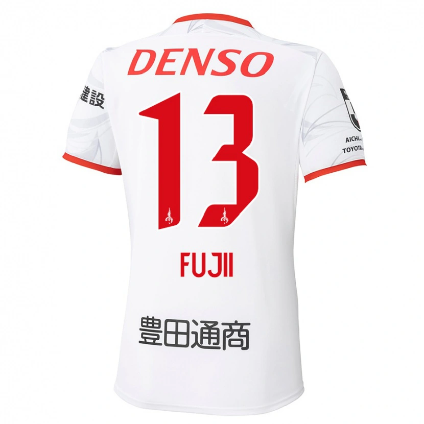 Danxen Niño Camiseta Haruya Fujii #13 Rojo Amarillo 2ª Equipación 2025/26 La Camisa