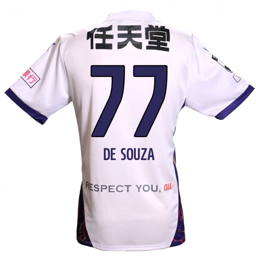 Danxen Niño Camiseta Murilo De Souza #77 Morado Blanco Negro 2ª Equipación 2025/26 La Camisa