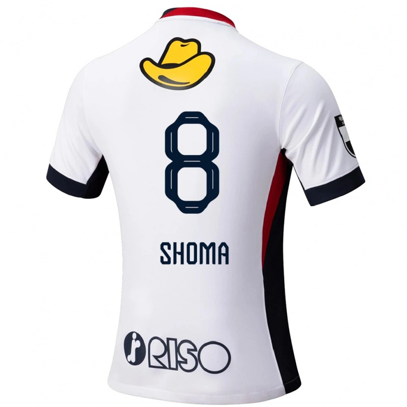 Danxen Niño Camiseta Shoma Doi #8 Rojo Negro 2ª Equipación 2025/26 La Camisa