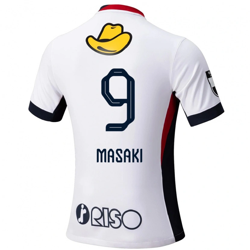 Danxen Niño Camiseta Hiroto Masaki #9 Rojo Negro 2ª Equipación 2025/26 La Camisa