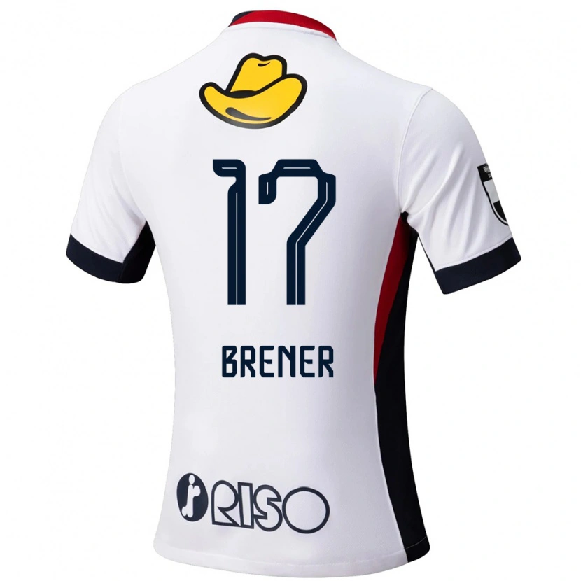 Danxen Niño Camiseta Talles Brener #17 Rojo Negro 2ª Equipación 2025/26 La Camisa