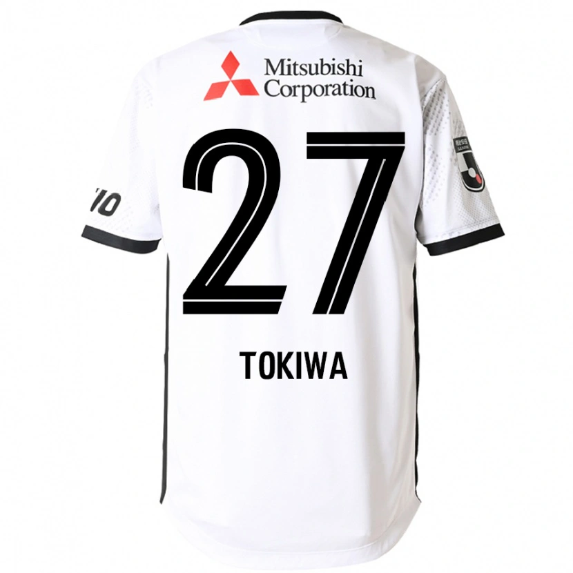 Danxen Niño Camiseta Kyota Tokiwa #27 Blanco Negro 2ª Equipación 2025/26 La Camisa
