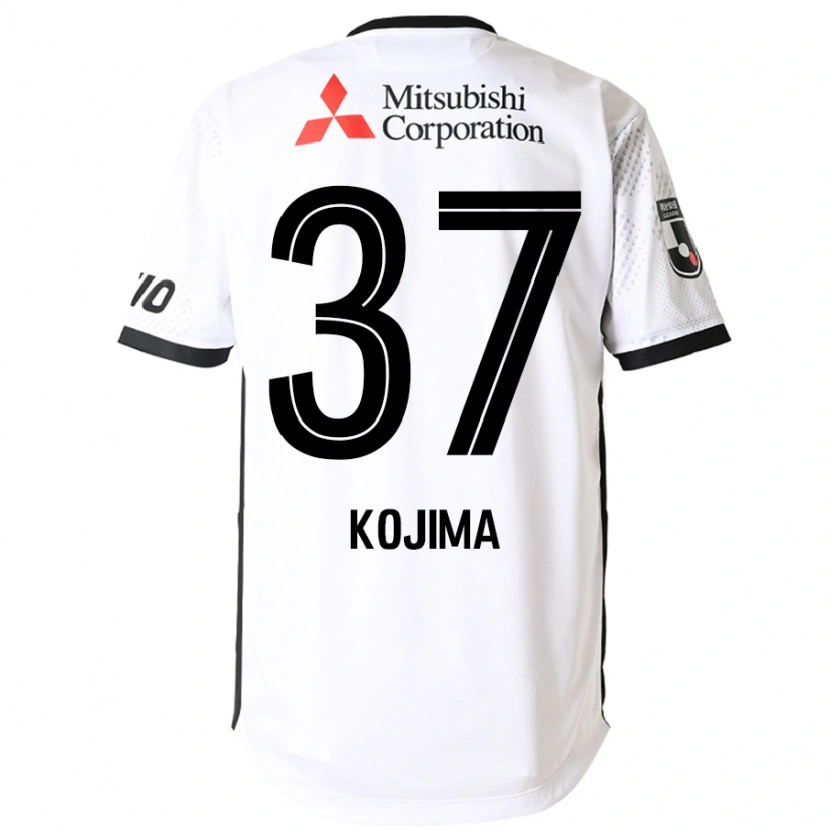 Danxen Niño Camiseta Satsuki Kojima #37 Blanco Negro 2ª Equipación 2025/26 La Camisa