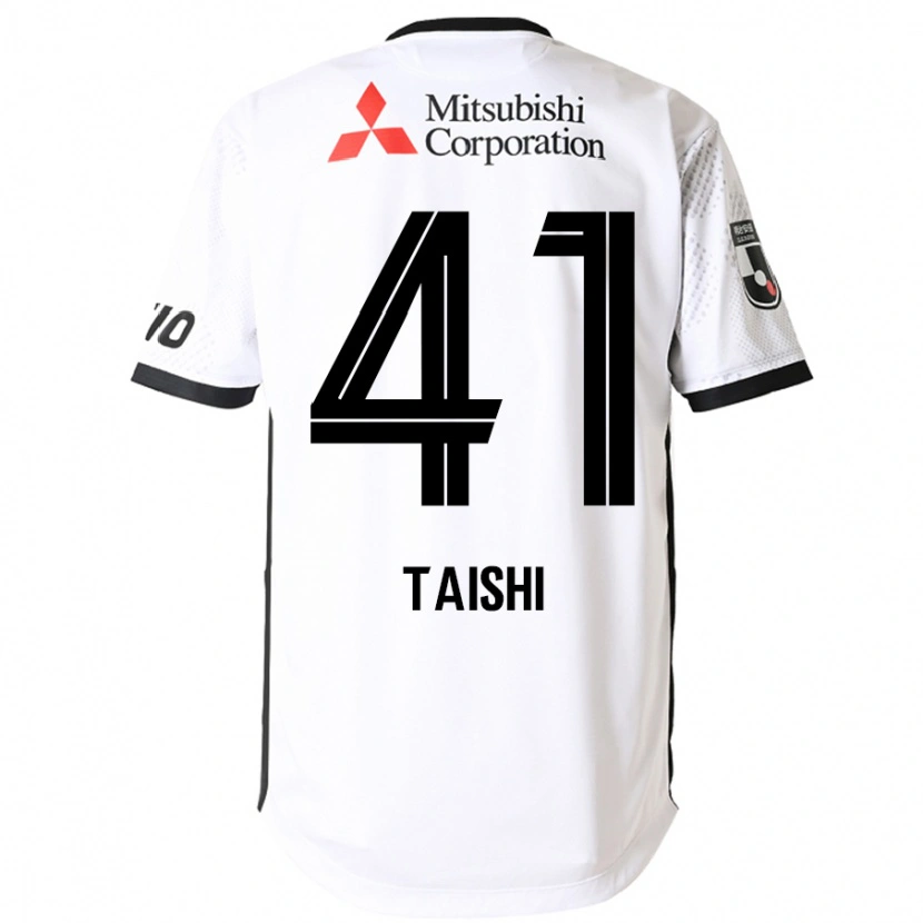 Danxen Niño Camiseta Taishi Brandon Nozawa #41 Blanco Negro 2ª Equipación 2025/26 La Camisa